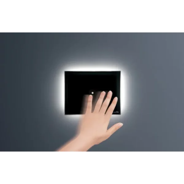 Planus Touch Panel Zwart 1 Knop - 90649085 - 2