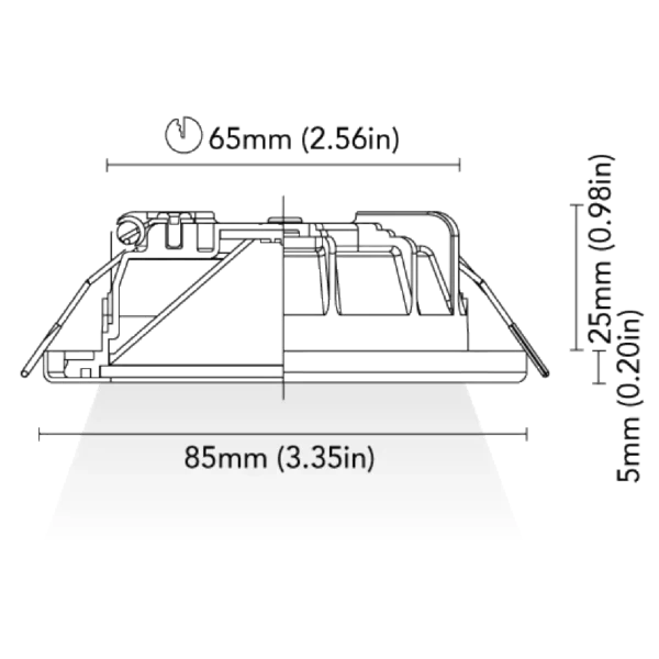 Orlando85 Rvs Roodwit 4w 10-30v 3000kip - G10071712 - 1