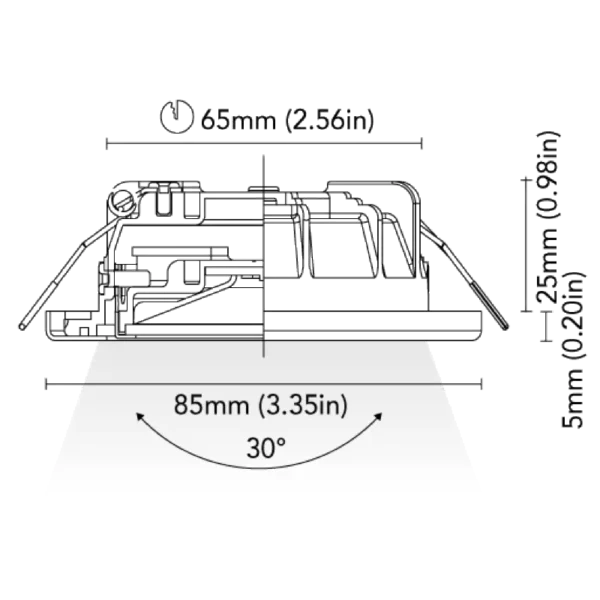 Phoenix85 Rvs 2w 10-30v 3000k Ip66 - G10091312 - 1