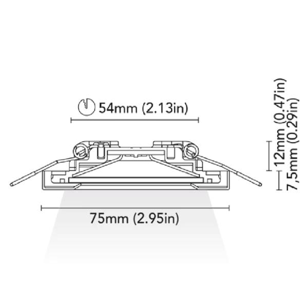 Alabama75 Rvs Schroef 2w 10-30v 3000k Ip66 - G102311312S - 1