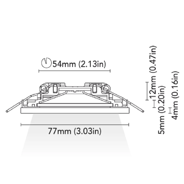 Aspen 77s 2w 8-32 V 3000k Ip66 White - G11081212 - 1