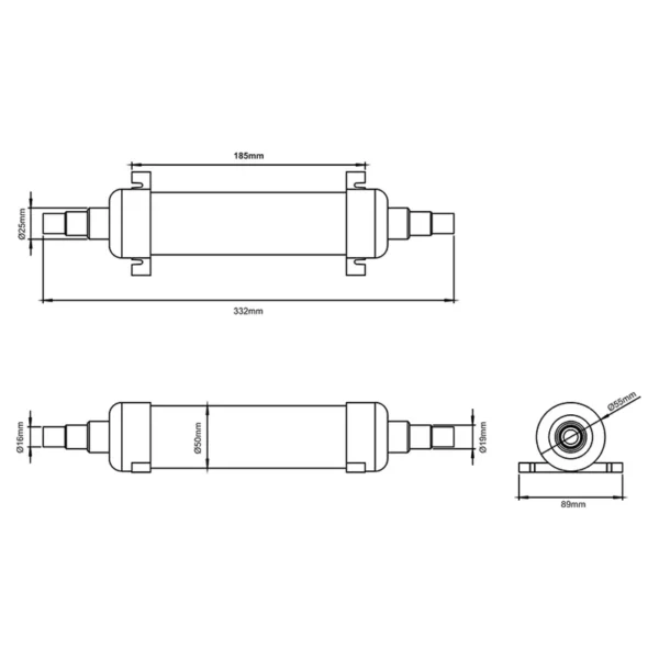 Bio Carbonfilter Voor Tanks Ø16mm-19mm - L51732 - 1