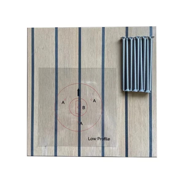 Rm Bevestigingsset 3x25mm Banden Grijs Laag Profiel - RMPE25LPKIT-3-GY - 1