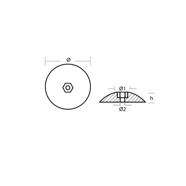 R3 Disc Anode Usa (Paar) Ø 92 Mm - S23659005 - 1