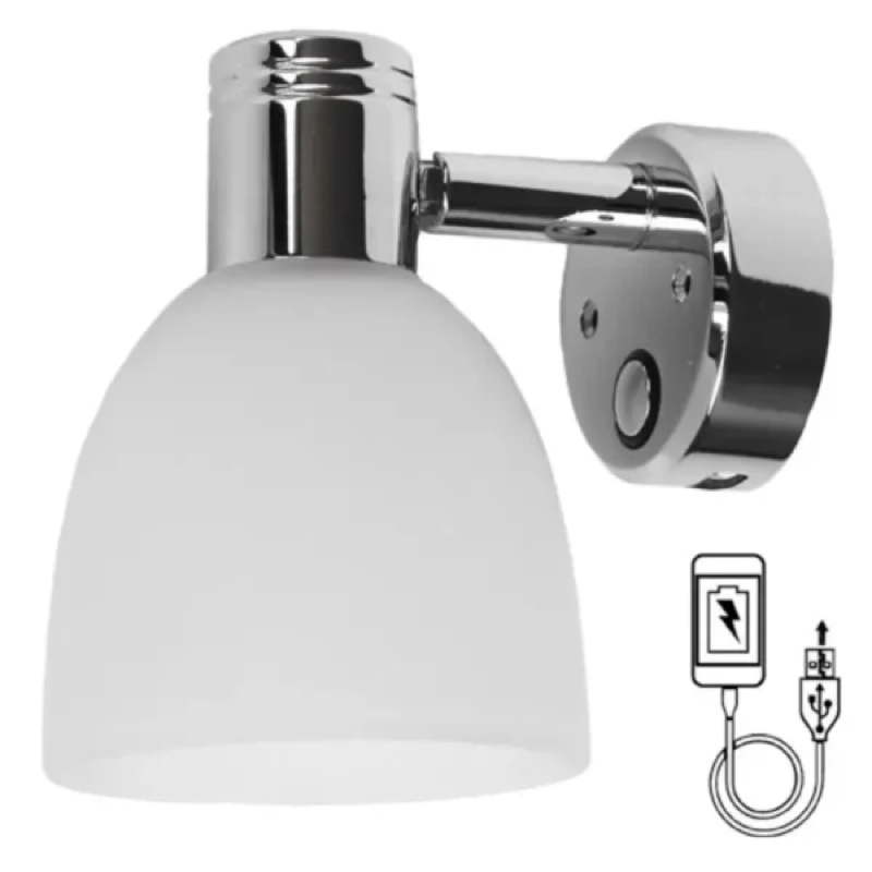 MARTHA GLASS WALL USB TO DIM