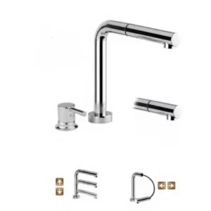 SINGLE LEVER MIXER HAND SHOWER/SWIVEL SPOUT 7020_AR