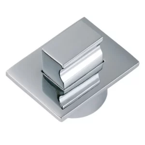 DRUKKNOP 19MM CHROOM