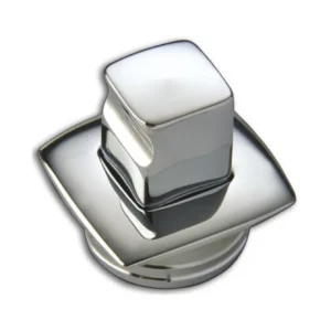 DRUKSLOT CHROOM 33X33 16MM