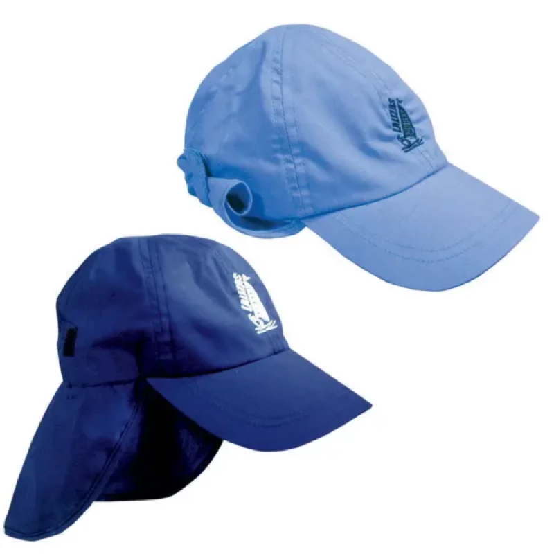 Sailing cap with protective neck e