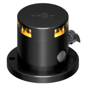 2NM 180° FLUITLICHT GEEL, PRO-SERIE ZWART
