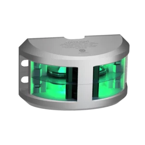 2NM 180° GROEN, DUBBEL, ZILVER  - 20M KABEL