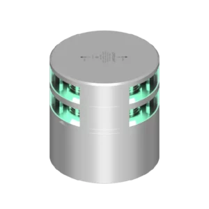 2NM 180° GROEN, DUBBEL, ZILVER + CONN&ALU-BASE (CD)