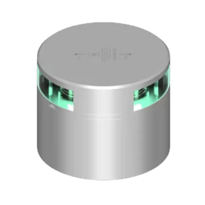 2NM 180° GROEN, ENKEL, ZILVER + CONN&ALU-BASE (CD)