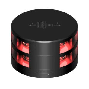 2NM 180° ROOD, DUBBEL, ZWART MET FB BASE