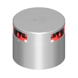 2NM 180° ROOD, ENKEL, ZILVER MET CONN. &ALU-BASE  (CD)