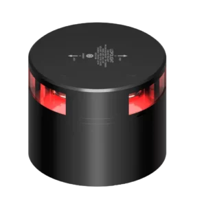 2NM 180° ROOD, ENKEL, ZWART + CONN&ALU-BASE (CD)