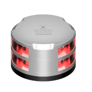 2NM 360° ROOD, DUBBEL, ZILVER MET FB BASE