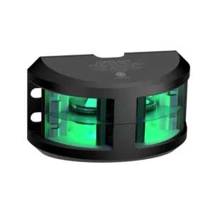 3NM 180° GROEN, DUBBEL, ZWART 6M KABEL