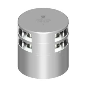 3NM MASTLICHT, DUBBEL, ZILVER + CONN&ALU-BASE (CD)