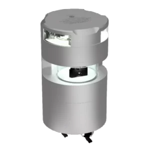 5NM MASTLICHT + 2NM HEKLICHT + 360° WIT, ZILVER