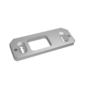 ADAPTERPLAAT ENKEL 180 G2, ZILVER