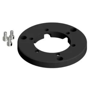 Circular Baseplate for horizontal mount lights aluminium