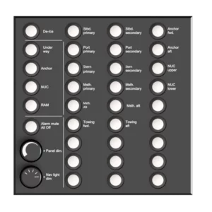 LOPOLIGHT BEDIENINGSPANEEL, 28 KNOPS, 2 DIMMERS