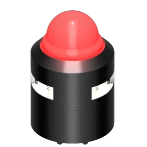 OBSTRUCTIELICHT ROOD+ 360° WIT, ZWART