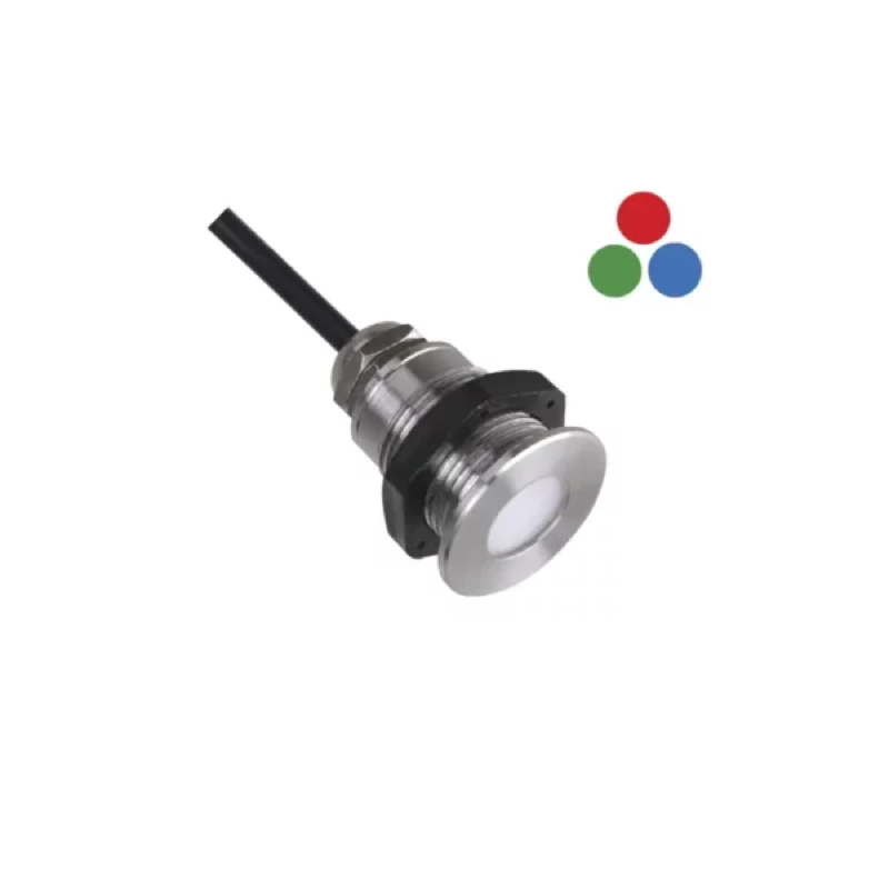 RGB IP67 PC SPOT  Ø30/22X43 12VDC