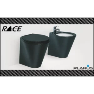 Race toilet mat carbon look - 24V