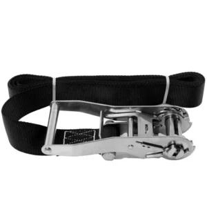 50mm RVS ratel 6 m eindeloos - zwart