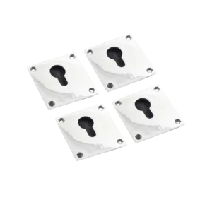 Princess RVS dekbevestigingen - set van 4